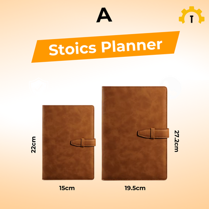 Leather planner - A stoics planner